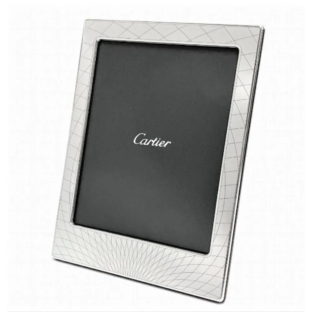 Cartier Sterling Silver 4 X 6 Picture Frame New in Box